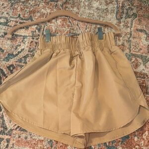 SHEIN High Waist Tan Women's Shorts